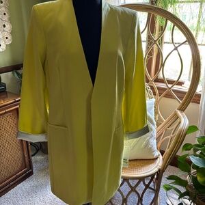 Calvin Klein Citron Suit Jacket Size 14
